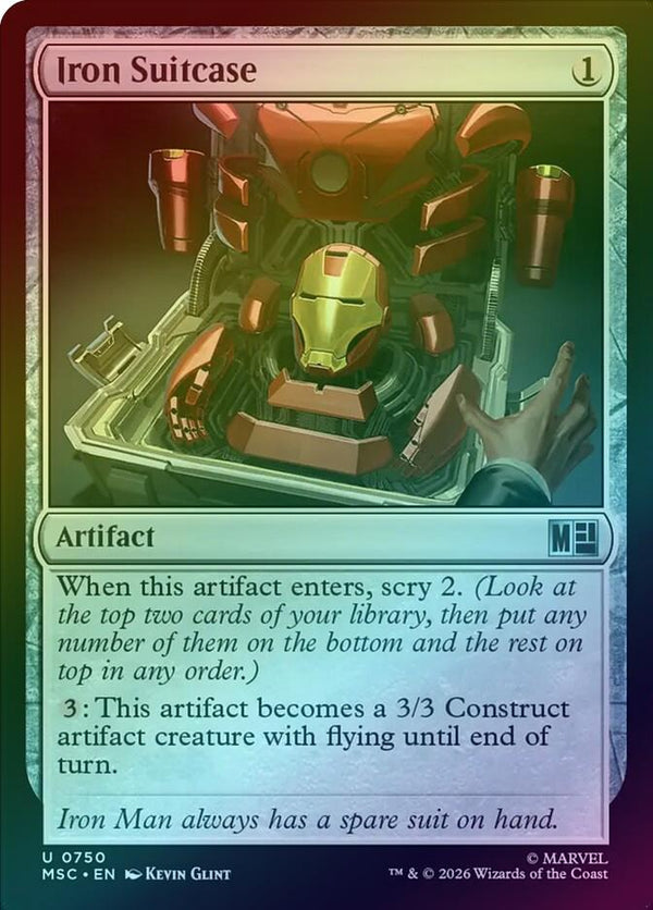 Iron Suitcase (Foil) (MSC)