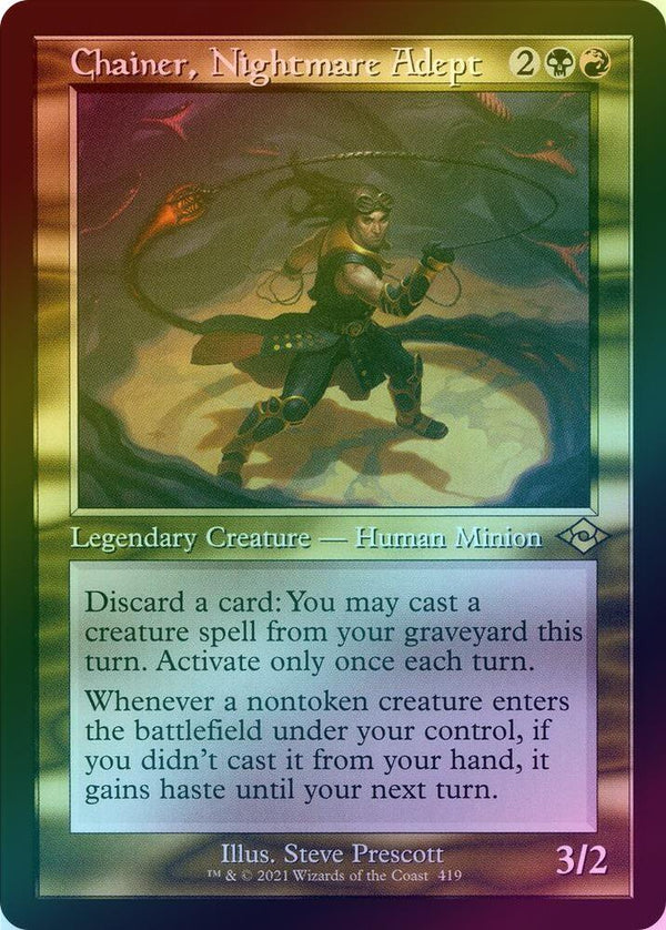 Chainer, Nightmare Adept - Retro Frame (Foil) (MH2)