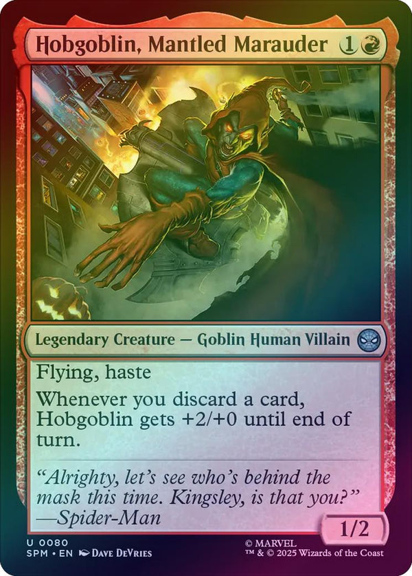 Hobgoblin, Mantled Marauder (Foil) (SPM)