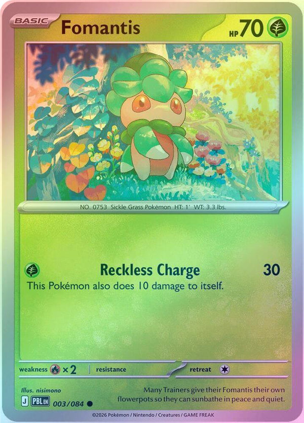 Fomantis - 003/084 - Common - Reverse Holo