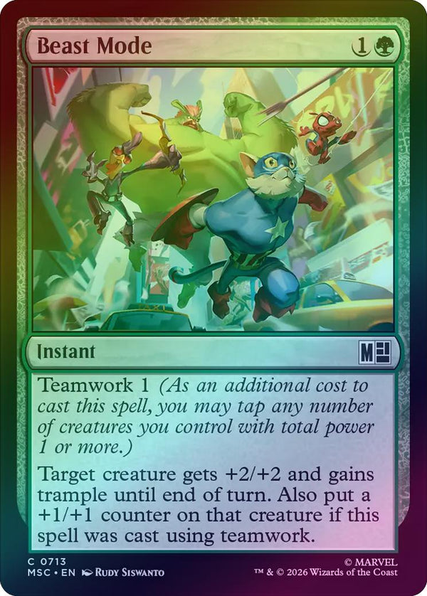 Beast Mode (Foil) (MSC)