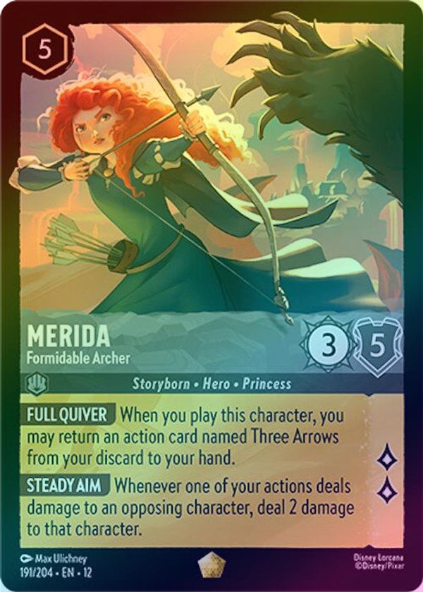 Merida (Formidable Archer) - 191/204 - Legendary (Foil)