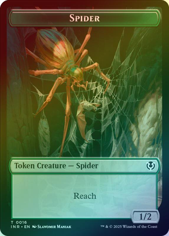 Insect // Spider Token (Foil) (TINR)