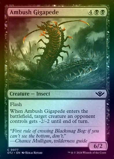 Ambush Gigapede (Foil) (OTJ)