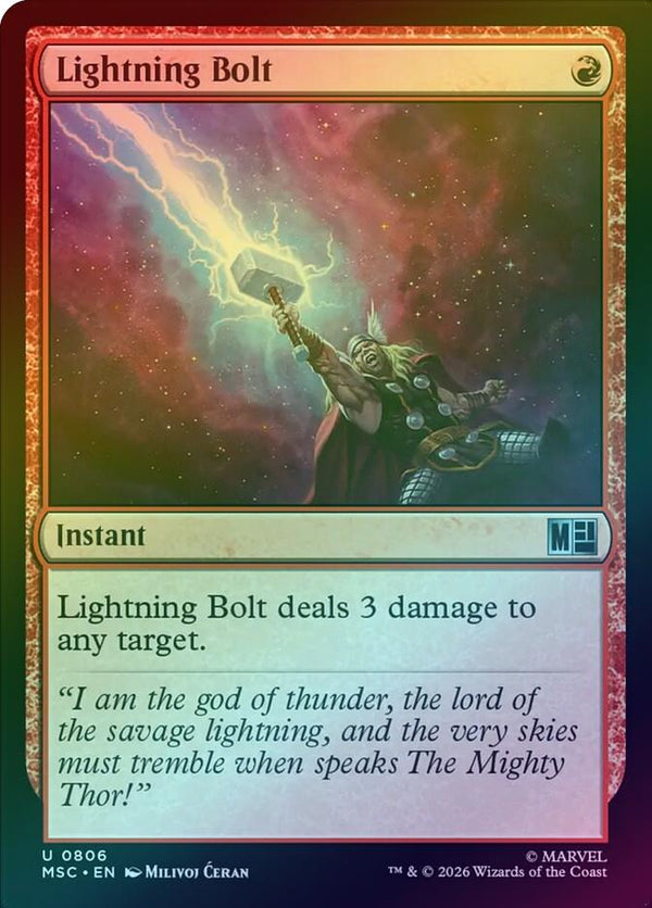 Lightning Bolt (Foil) (MSC)