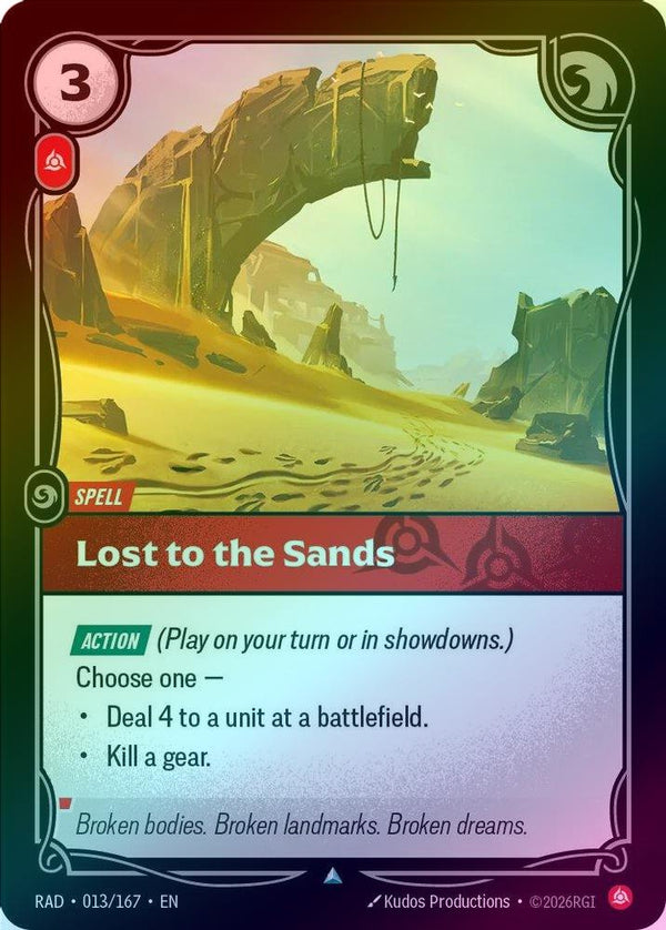 Lost to the Sands - 013/167 - Uncommon (Foil)