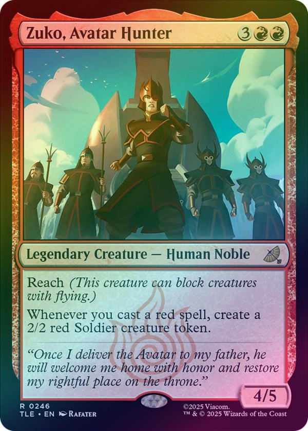 Zuko, Avatar Hunter (246) (Foil) (TLE)
