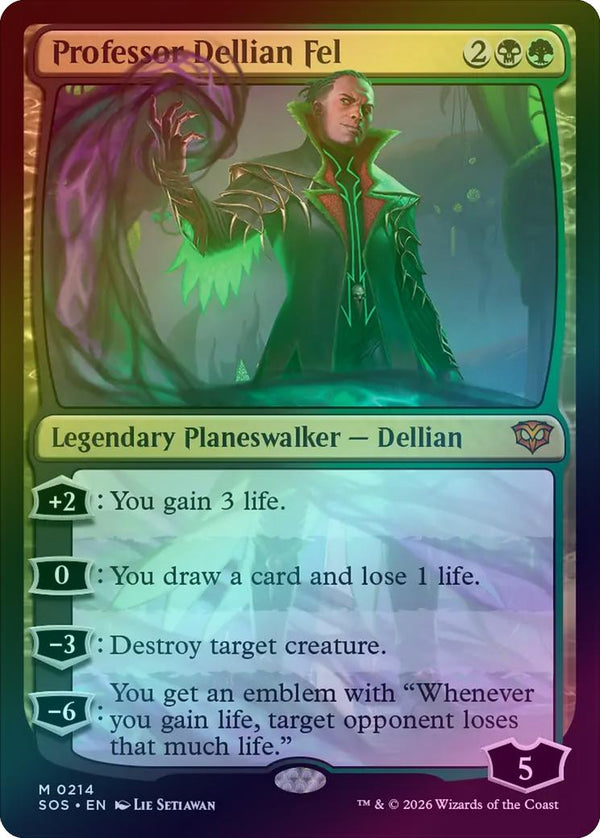 Professor Dellian Fel (Foil) (SOS)
