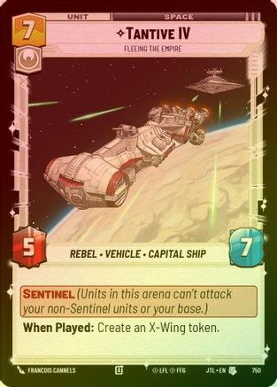 Tantive IV - Fleeing the Empire - 750 - Uncommon (Foil)