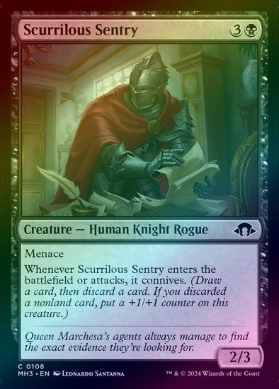 Scurrilous Sentry (Foil) (MH3)