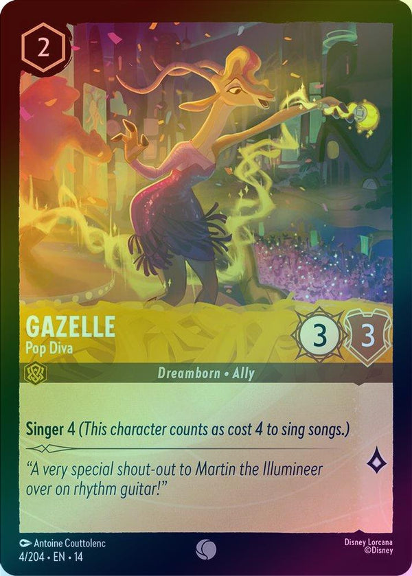 Gazelle (Pop Diva) - 4/204 - Common (Foil)
