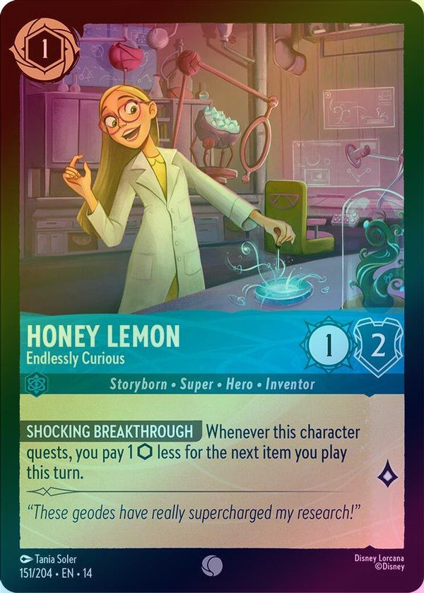 Honey Lemon (Endlessly Curious) - 151/204 - Common (Foil)
