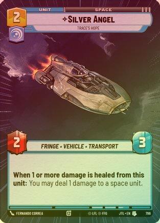 Silver Angel - Trace's Hope (Hyperspace) - 796 - Uncommon (Foil)