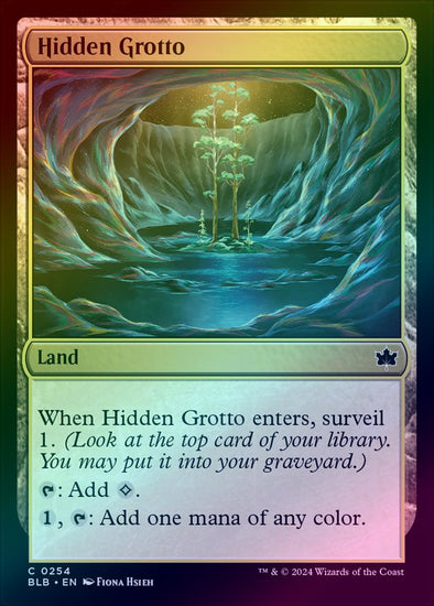 Hidden Grotto (Foil) (BLB)