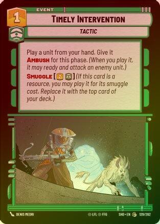 Timely Intervention - 129/262 - Common (Foil)