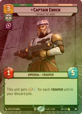 Captain Enoch - Captain of the Guard (Hyperspace) - 823 - Rare (Foil)