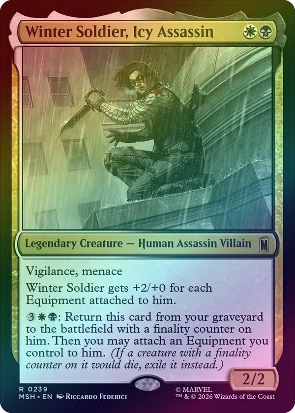 Winter Soldier, Icy Assassin (Foil) (MSH) (Pre-Order)