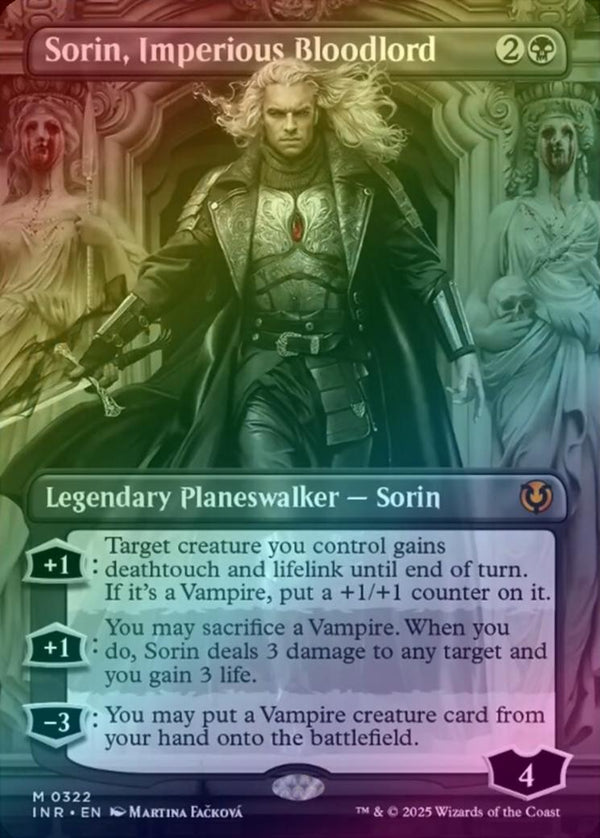 Sorin, Imperious Bloodlord - Borderless (Foil) (INR)