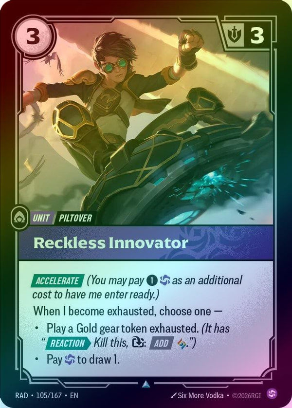 Reckless Innovator - 105/167 - Uncommon (Foil)