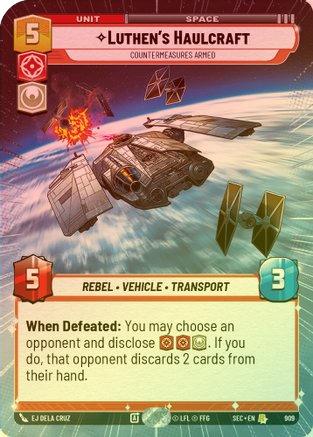 Luthen's Haulcraft - Countermeasures Armed (Hyperspace Foil) - 909 - Rare (Foil)