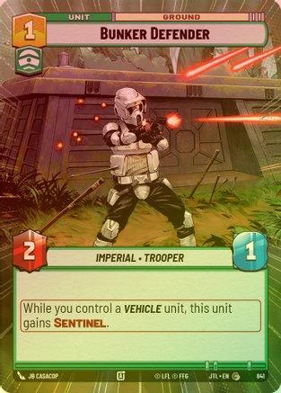 Bunker Defender (Hyperspace) - 841 - Common (Foil)