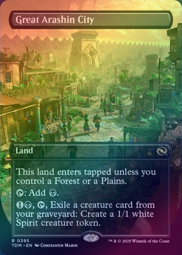 Great Arashin City - Borderless (Foil) (TDM)