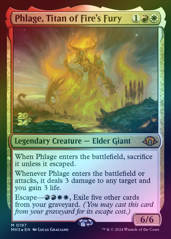 Phlage, Titan of Fire's Fury - Prerelease Promo (Foil) (PMH3)