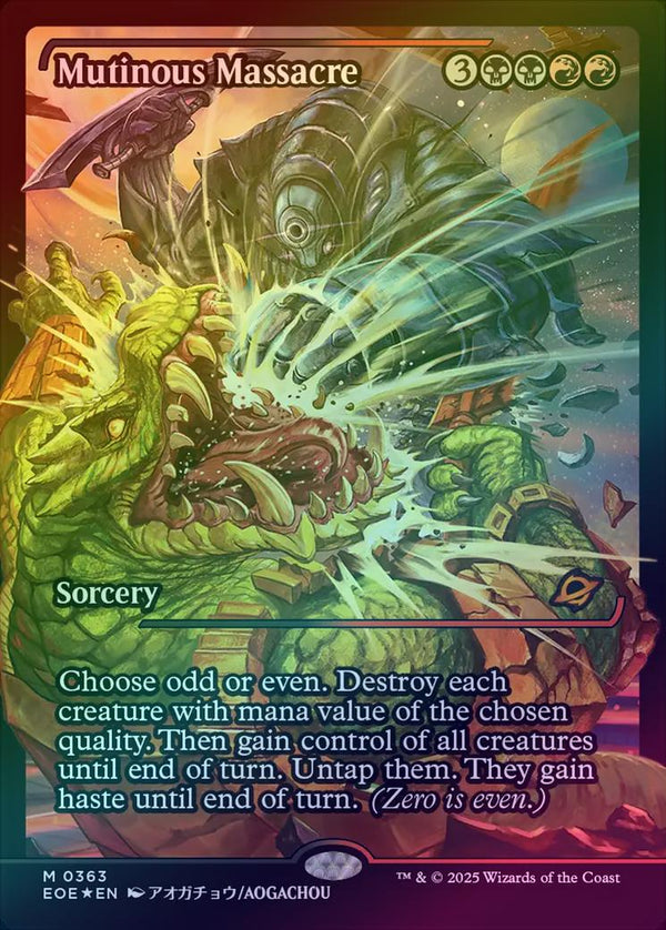 Mutinous Massacre - Japan Showcase - English Language (Foil) (EOE)