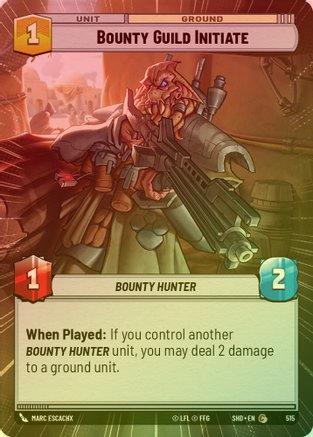 Bounty Guild Initiate (Hyperspace) - 515 - Common (Foil)