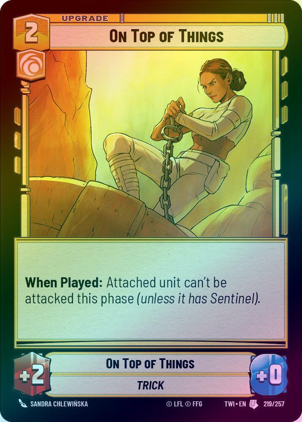 On Top of Things - 219/257 - Uncommon (Foil)