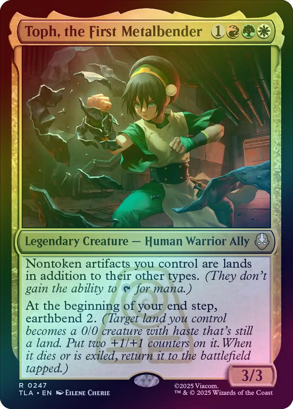 Toph, the First Metalbender (Foil) (TLA)