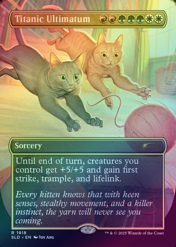 Titanic Ultimatum - Cats Are Better Than Dogs (Rainbow Foil) (SLD)