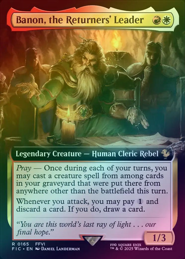 Banon, the Returners' Leader - Extended Art (Foil) (FIC)