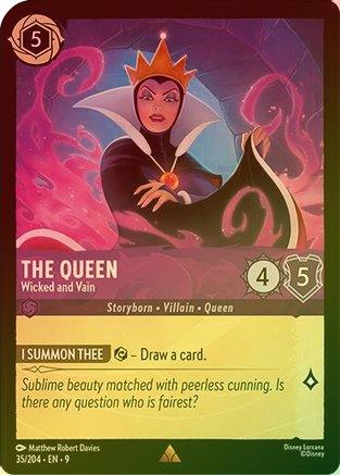 The Queen (Wicked and Vain) (Fabled Reprint) - 35/204 - Rare (Foil)