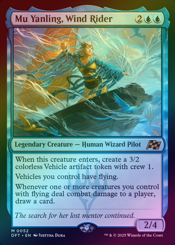 Mu Yanling, Wind Rider - Promo Pack (Foil) (PDFT)