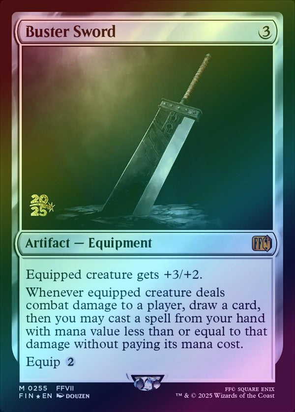 Buster Sword - Prerelease Promo (Foil) (PFIN)
