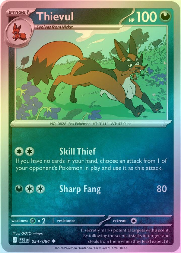 Thievul - 054/084 - Uncommon - Reverse Holo