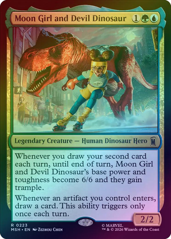 Moon Girl and Devil Dinosaur (Foil) (MSH) (Pre-Order)