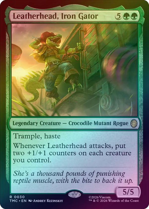 Leatherhead, Iron Gator (Surge Foil) (TMC)