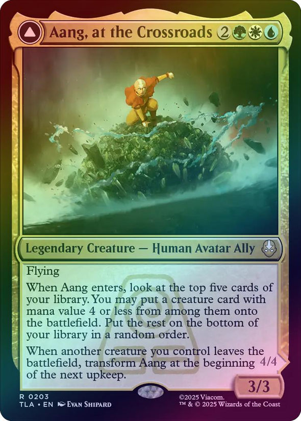 Aang, at the Crossroads // Aang, Destined Savior (Foil) (TLA)