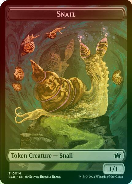 Snail // Thundertrap Trainer Token (Foil) (TBLB)
