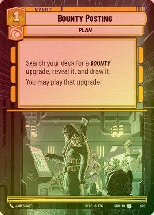 Bounty Posting (Hyperspace) - 495 - Uncommon (Foil)