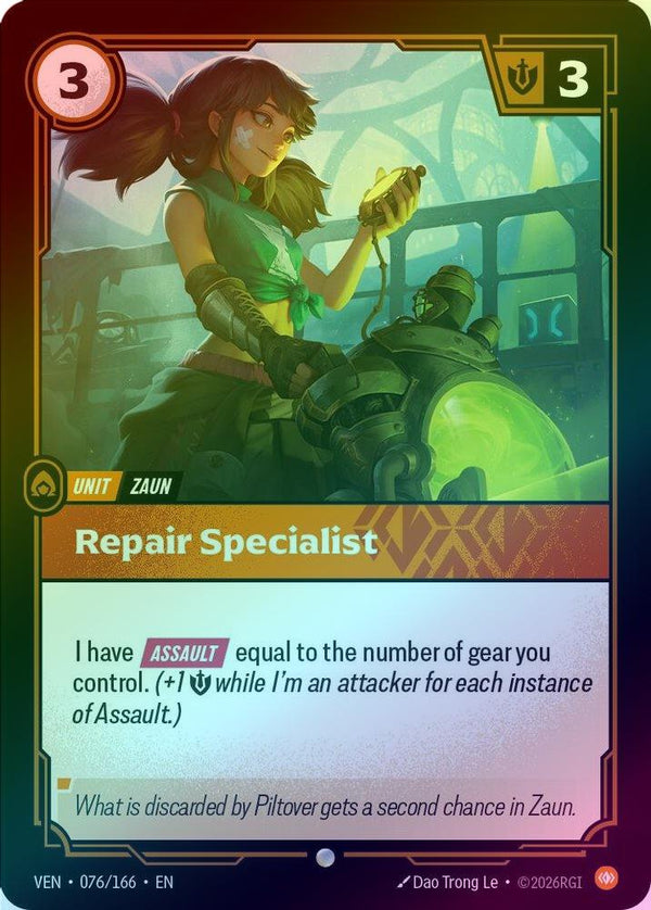 Repair Specialist - 076/166 - Common (Foil)
