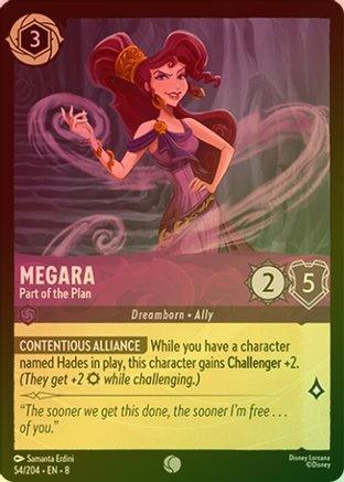 Megara (Part of the Plan) - 54/204 - Common (Foil)