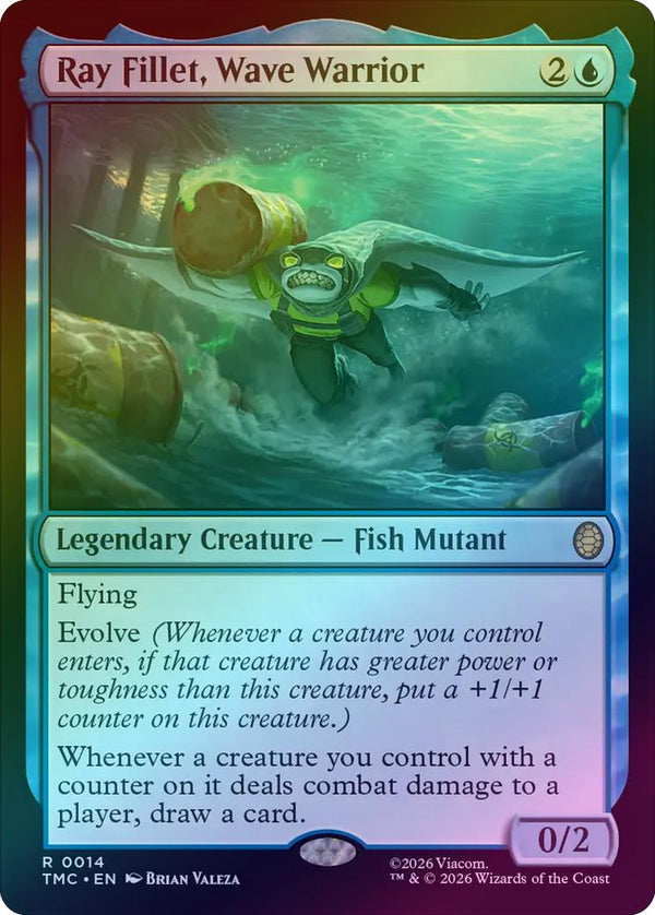 Ray Fillet, Wave Warrior (Surge Foil) (TMC)