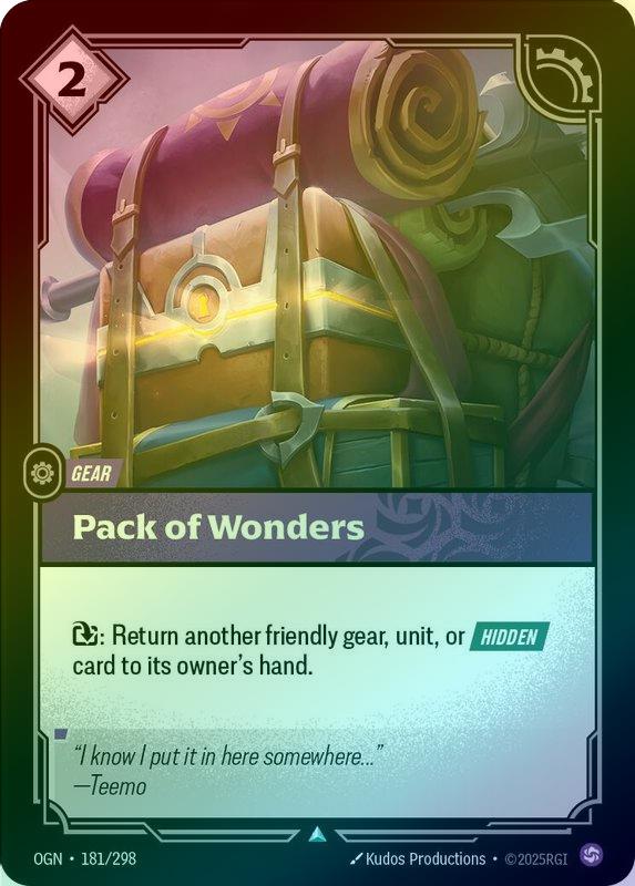 Pack of Wonders - 181/298 - Uncommon (Foil)