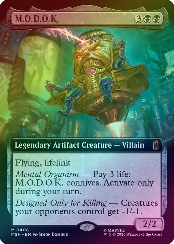 M.O.D.O.K. - Extended Art (Foil) (MSH) (Pre-Order)