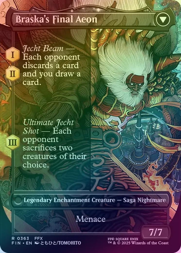 Jecht, Reluctant Guardian // Braska's Final Aeon - Borderless (Foil) (FIN)