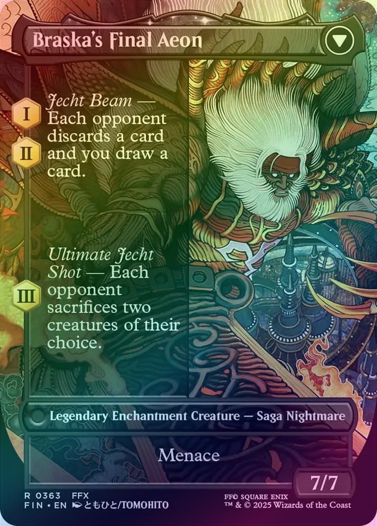 jecht mtg card 401 Games Canada - Jecht, Reluctant Guardian // Braska's Final Aeon
