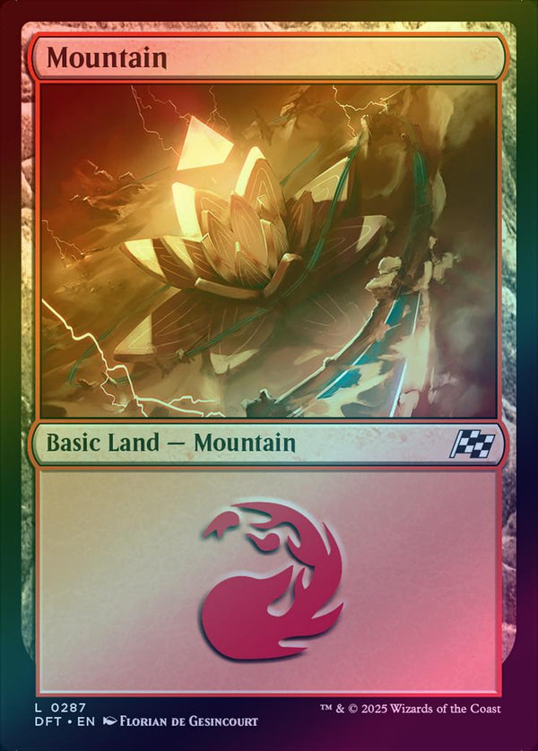 Mountain (287) (Foil) (DFT)